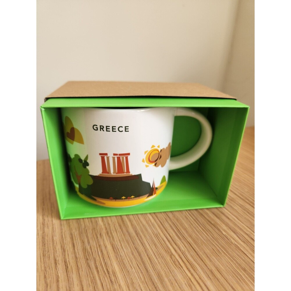 Starbucks You Are Here Collection Mug Greece NIB